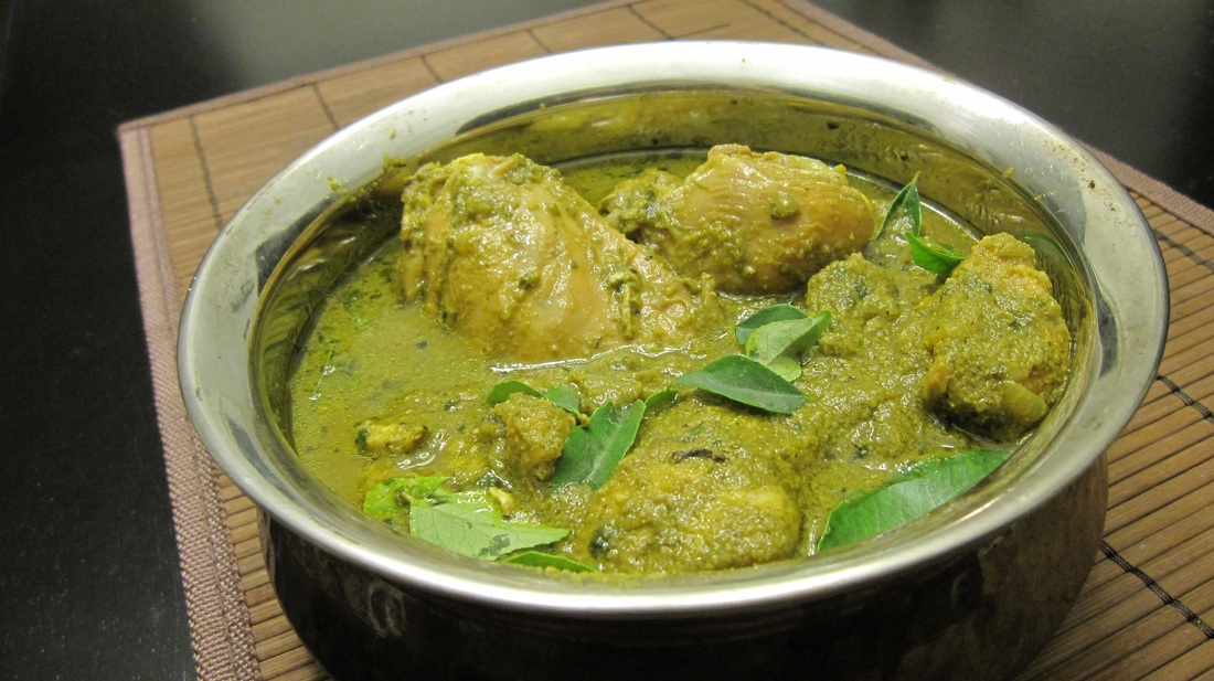Goan Green Chicken Curry